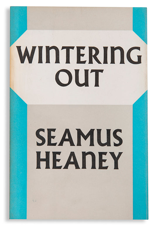 First edition of Wintering Out by Seamus Heaney.