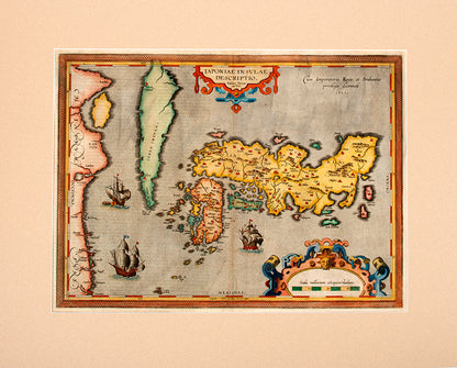 double page copper engraved map with later hand colouring from the fifth and final and most complete French edition of the Theatre de l'univers 