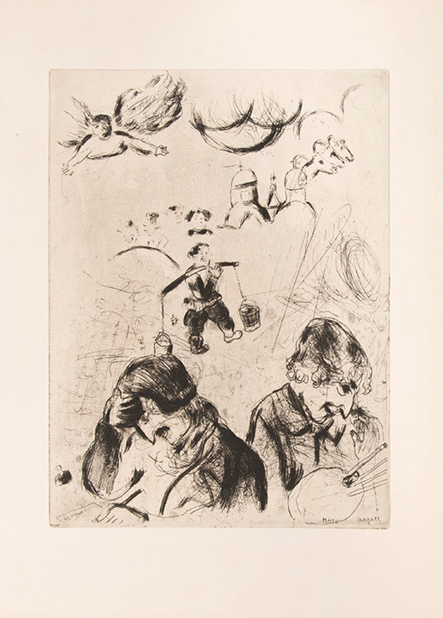 Gogol's masterpiece 'Dead Souls', the first major book entirely illustrated by Chagall and his first illustrations for Vollard. Signed by Chagall on the limitation and title-page.