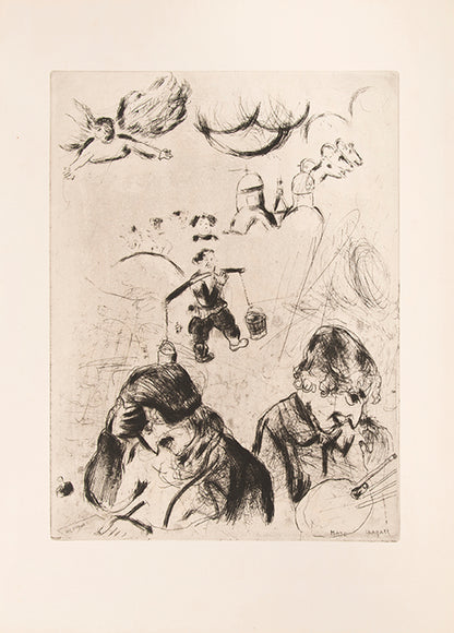 Gogol's masterpiece 'Dead Souls', the first major book entirely illustrated by Chagall and his first illustrations for Vollard. Signed by Chagall on the limitation and title-page.
