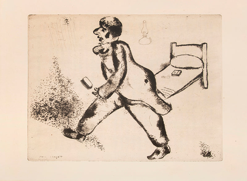 Gogol's masterpiece 'Dead Souls', the first major book entirely illustrated by Chagall and his first illustrations for Vollard. Signed by Chagall on the limitation and title-page.