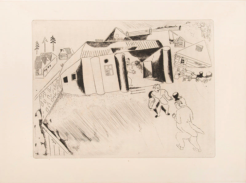 Gogol's masterpiece 'Dead Souls', the first major book entirely illustrated by Chagall and his first illustrations for Vollard. Signed by Chagall on the limitation and title-page.