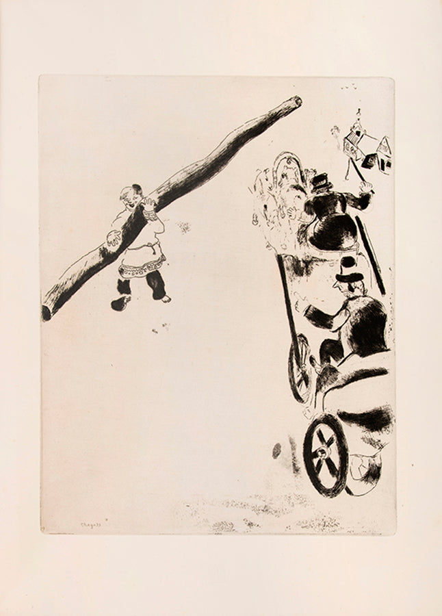Gogol's masterpiece 'Dead Souls', the first major book entirely illustrated by Chagall and his first illustrations for Vollard. Signed by Chagall on the limitation and title-page.