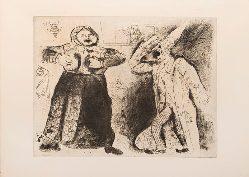 Gogol's masterpiece 'Dead Souls', the first major book entirely illustrated by Chagall and his first illustrations for Vollard. Signed by Chagall on the limitation and title-page.