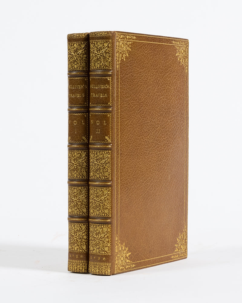A very handsome two volume set of Jonathan Swift's Travels into Several Remote Nations of the World and the third of Teerink's three issues, all published within two months of each other in 1726.