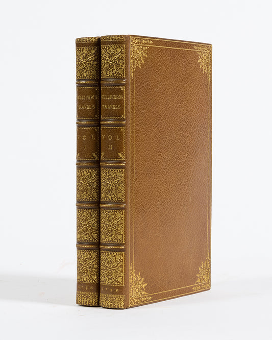 A very handsome two volume set of Jonathan Swift's Travels into Several Remote Nations of the World and the third of Teerink's three issues, all published within two months of each other in 1726.