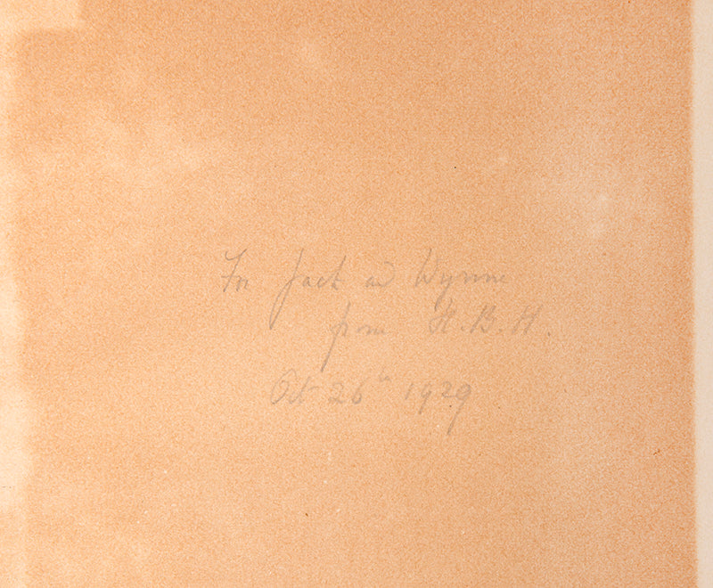 This privately printed edtion of only 100 copies of The Fairy Caravan, is numbered by Beatrix Potter in her own hand.