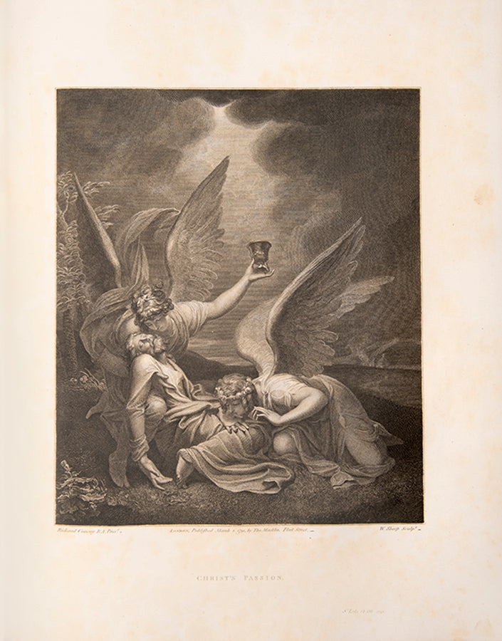 The first edition of Macklin's sumptuous edition of the King James Bible, illustrated with 68 engaved plates, 