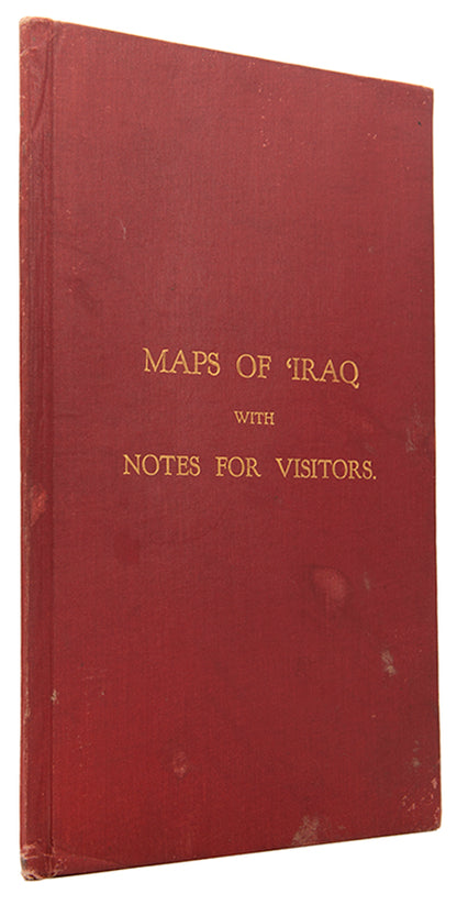 Maps include Baghdad and Environs, The Environs of Basrah and several road maps to Southern and Northern Iraq..