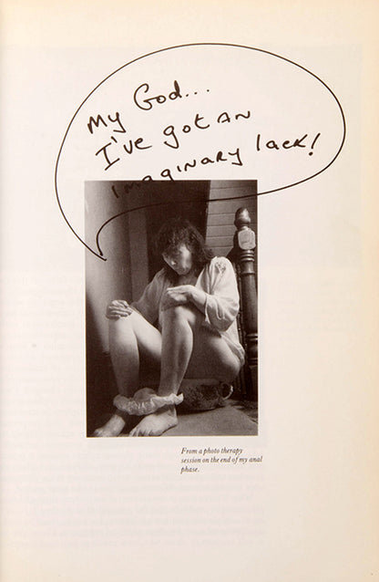 An inscribed presentation copy of Jo Spence's autobiography.