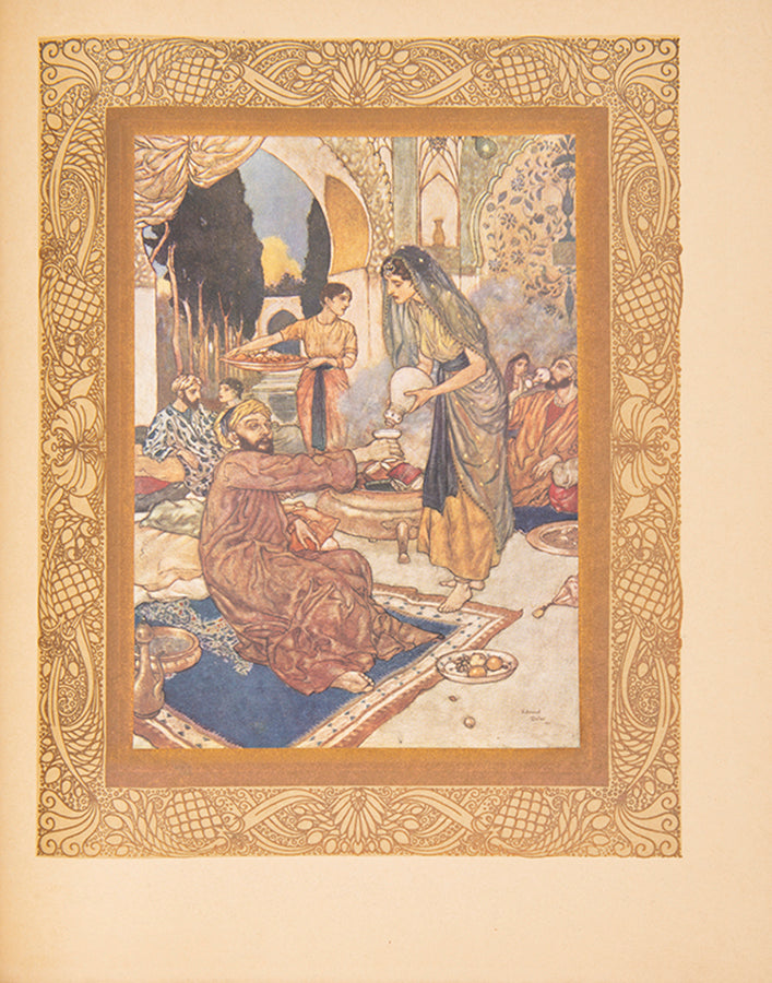 A beautifully bound copy of the first edition of Dulac's superbly illustrated Rubaiyat.