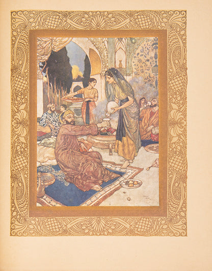 A beautifully bound copy of the first edition of Dulac's superbly illustrated Rubaiyat.