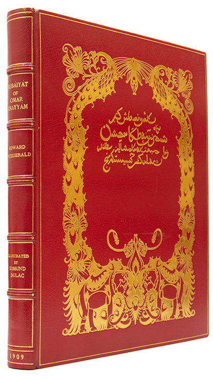 A beautifully bound copy of the first edition of Dulac's superbly illustrated Rubaiyat.