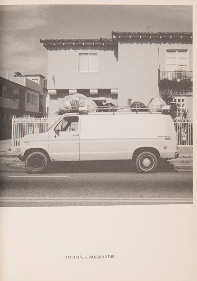 Ed Ruscha's 1965 book Some Los Angeles Apartments included a photograph of The Capri, a building at 118 N. Normandie. John O'Brian's book More Los Angeles Apartments follows Ruscha's format and contains photographs of other apartment buildings on the same stretch of road.
