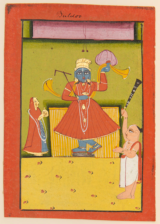 Illustration from a series of Hindu Deities,