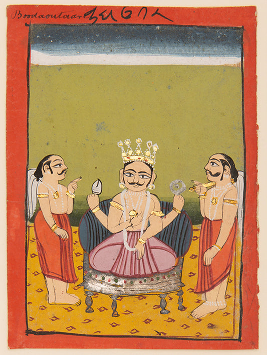 Illustration from a series of Hindu Deities,