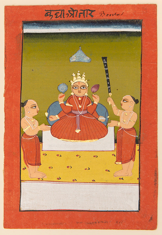Illustration from a series of Hindu Deities,