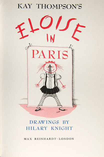 A fine copy of Eloise in Paris by Kay Thopmson, the second book in the wonderful Eloise series, in a superb leather binding by Sangorski & Sutcliffe.