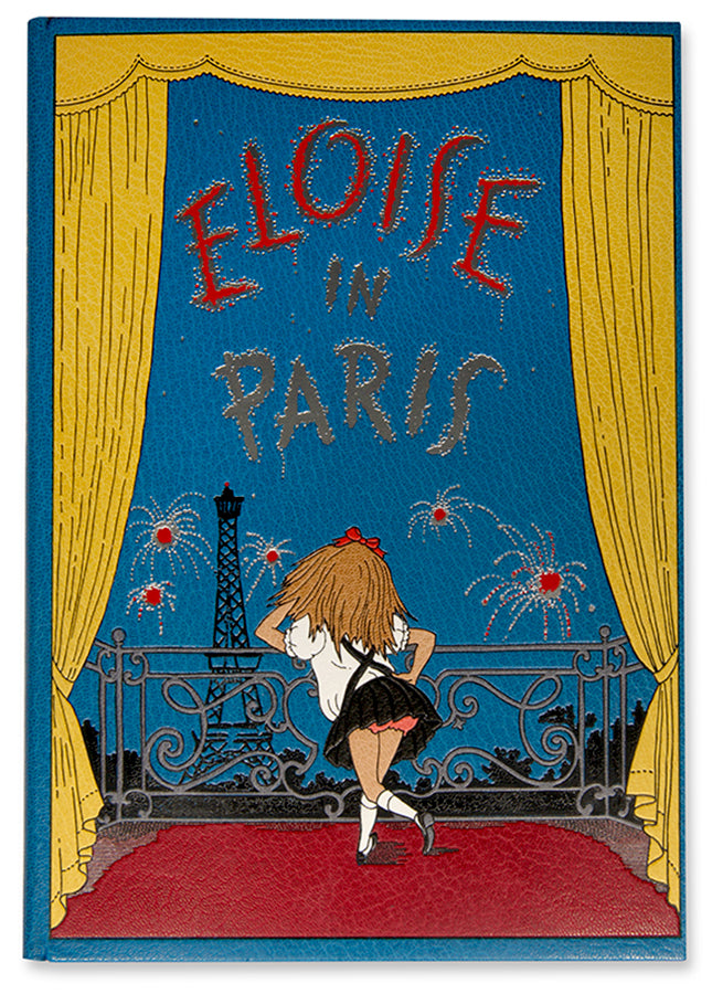 A fine copy of Eloise in Paris by Kay Thopmson, the second book in the wonderful Eloise series, in a superb leather binding by Sangorski & Sutcliffe.