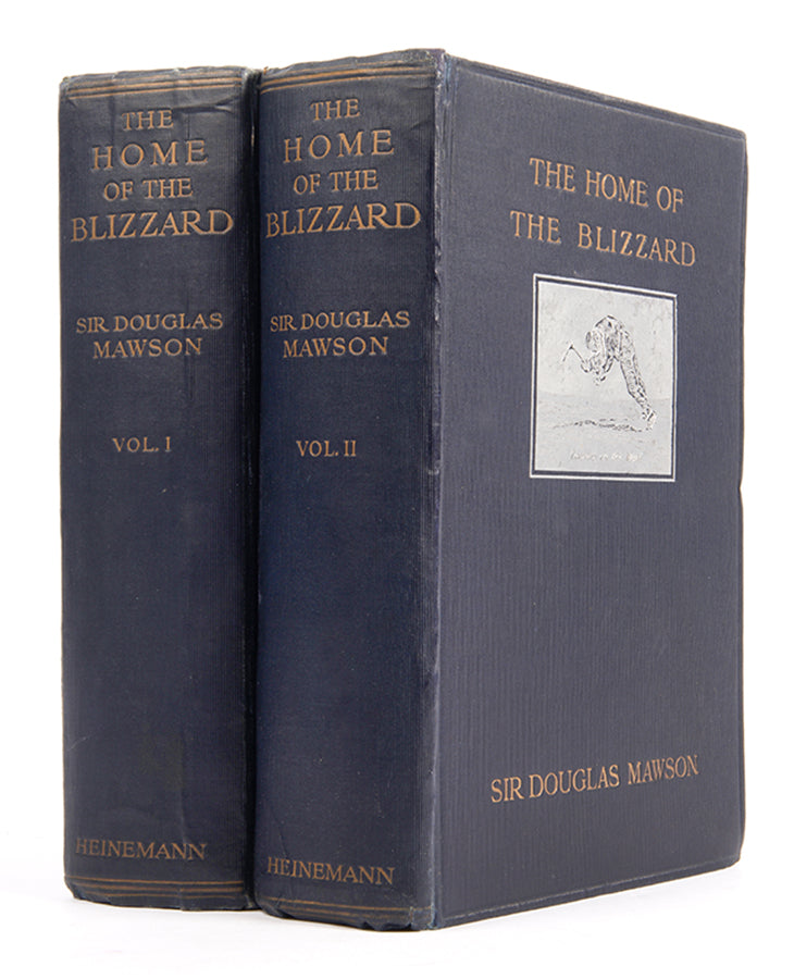 rare inscribed copy of the first edition of Mawson's classic account of heroic age exploit' with stunning photography