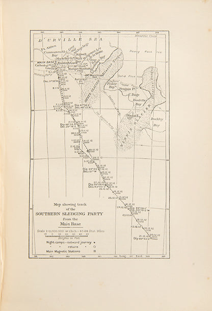 rare inscribed copy of the first edition of Mawson's classic account of heroic age exploit' with stunning photography