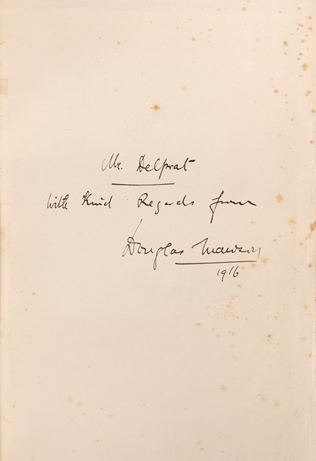rare inscribed copy of the first edition of Mawson's classic account of heroic age exploit' with stunning photography
