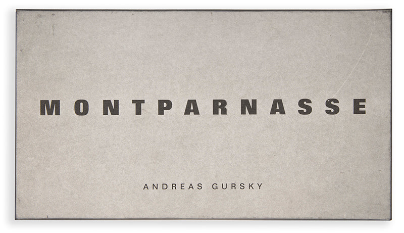 Issued to accompany a 1995 exhibition at Portikus, Frankfurt am Main, this publication is devoted to Andreas Gursky's monumental 1993 photograph of the Immeuble d'habitation Maine-Montparnasse II, a quarter-mile-long housing block in Montparnasse, Paris. 