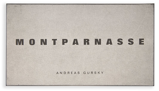 Issued to accompany a 1995 exhibition at Portikus, Frankfurt am Main, this publication is devoted to Andreas Gursky's monumental 1993 photograph of the Immeuble d'habitation Maine-Montparnasse II, a quarter-mile-long housing block in Montparnasse, Paris. 