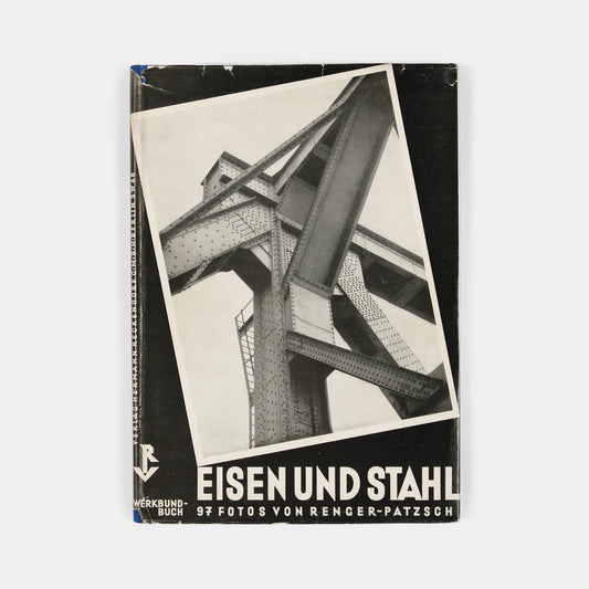 An inscribed copy of Eisen und Stahl, an important work in the history of modern photography. It exemplifies Renger-Patzsch's New Objectivity approach and attempts to redefine how industry and technology could be photographed.