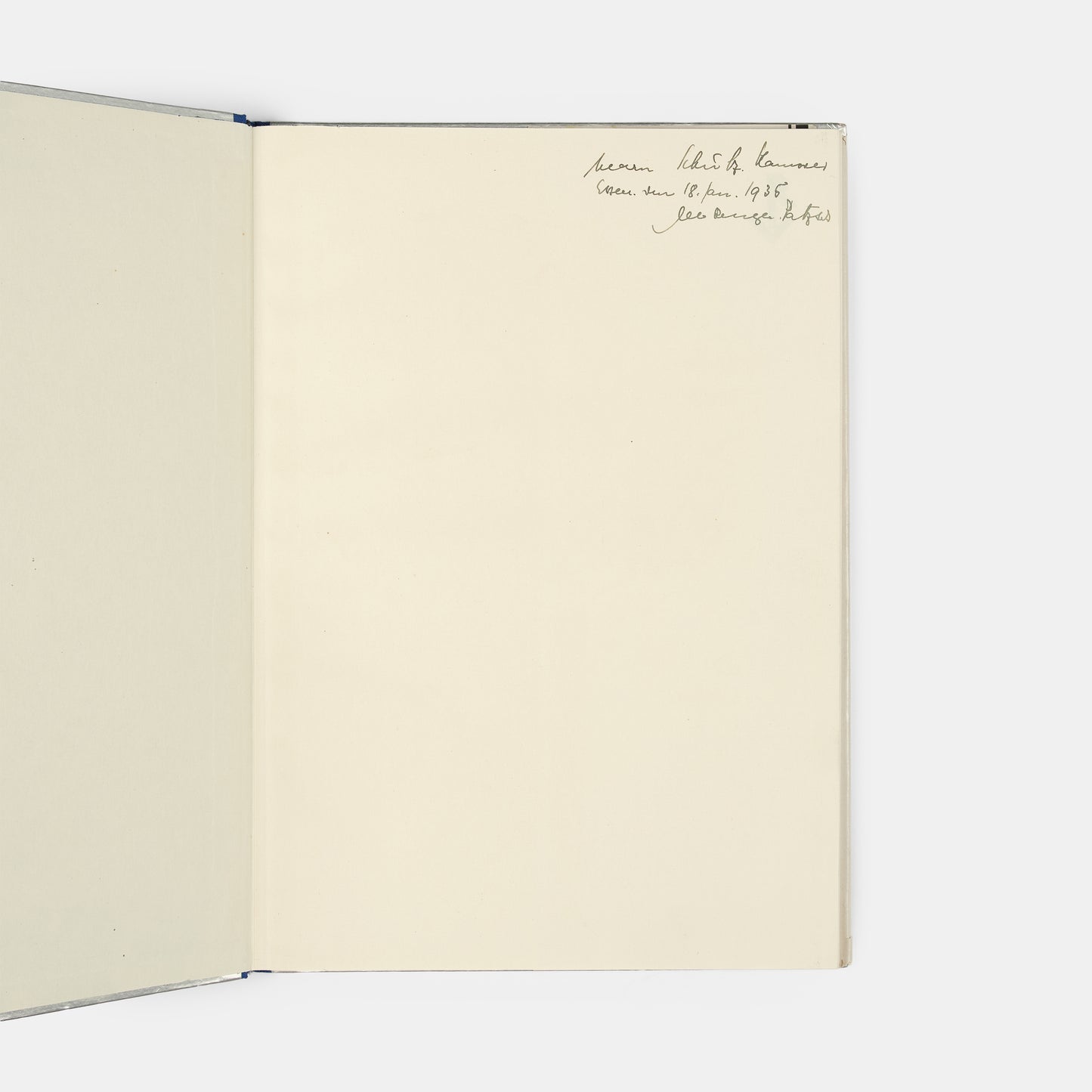 An inscribed copy of Eisen und Stahl, an important work in the history of modern photography. It exemplifies Renger-Patzsch's New Objectivity approach and attempts to redefine how industry and technology could be photographed.