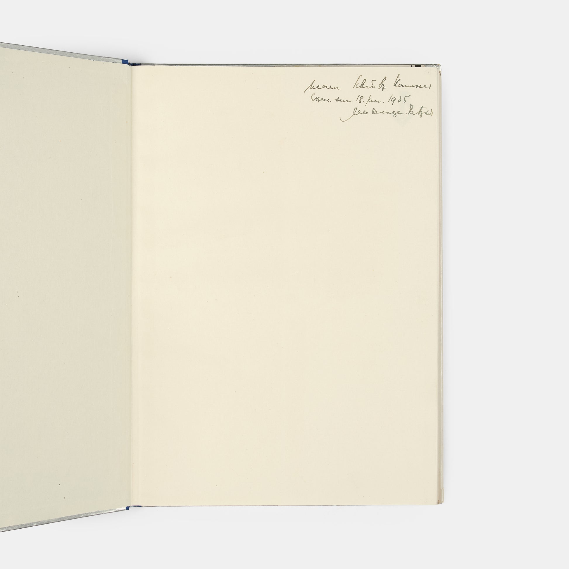 An inscribed copy of Eisen und Stahl, an important work in the history of modern photography. It exemplifies Renger-Patzsch's New Objectivity approach and attempts to redefine how industry and technology could be photographed.
