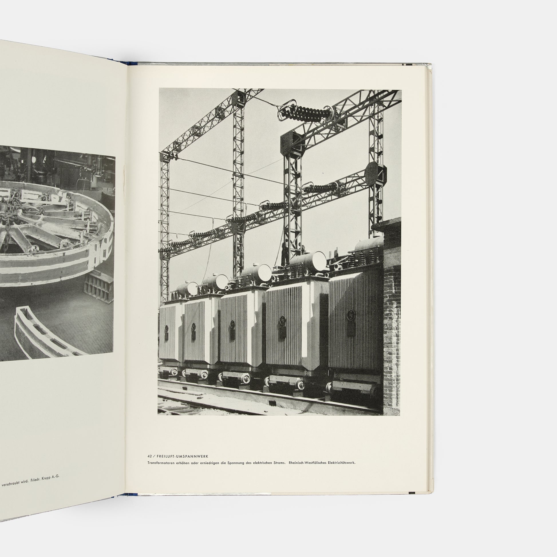 An inscribed copy of Eisen und Stahl, an important work in the history of modern photography. It exemplifies Renger-Patzsch's New Objectivity approach and attempts to redefine how industry and technology could be photographed.
