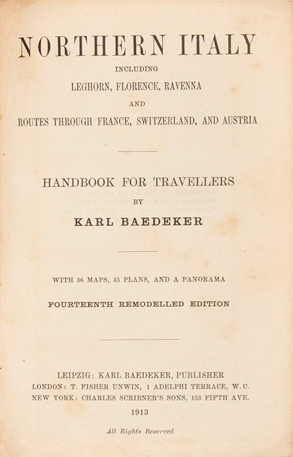 Last pre-World War I edition before the acquistion of South Tyrol.