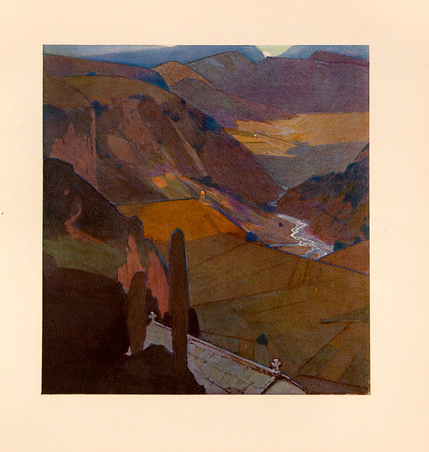 Finely bound illustrated edition of Lermontov's Demon, one of the most celebrated works of Russian Romantic literature