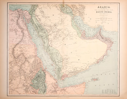 Arabia. The Red Sea, and the Valley of the Nile,