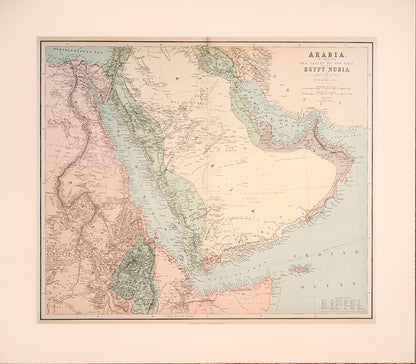 Arabia. The Red Sea, and the Valley of the Nile,