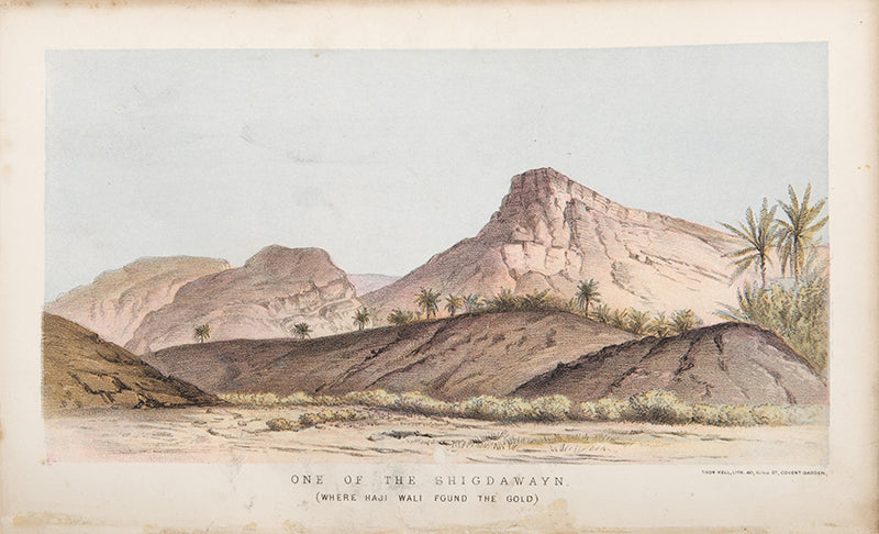 Burton's second expedition to Midian, the area of north-west Arabia on the opposite bank of the Red Sea from the Sinai Peninsular