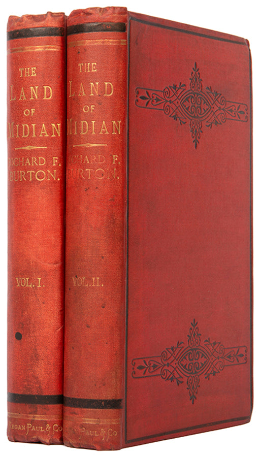 Burton's second expedition to Midian, the area of north-west Arabia on the opposite bank of the Red Sea from the Sinai Peninsular