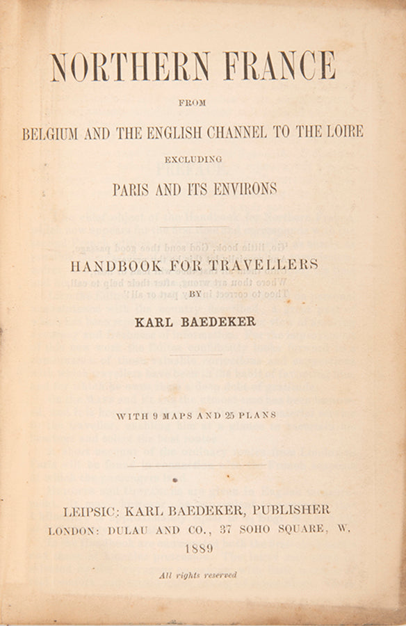 The first of five editions of Northern France. 