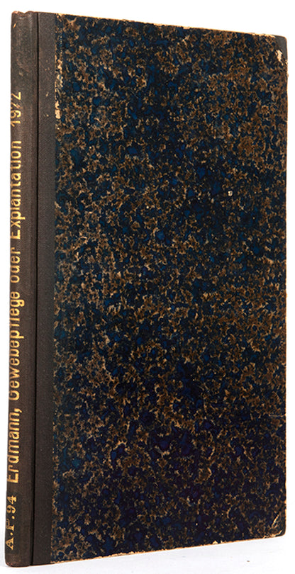 First edition of the first German textbook on tissue culture, with applications for cancer research, Rhoda Erdmann's Praktikum der Gewebepflege, published in 1922.
