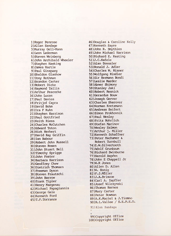 The second edition of Emanational Physics, a rare and unusual self-published text by Stephen Harrison proposing to correct the field of physics by reframing it metaphysically.