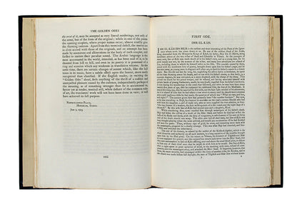 First edition of the Muallaqat printed by the Chiswick press, 1903.