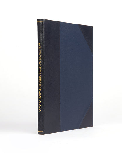 First edition of the Muallaqat printed by the Chiswick press, 1903.