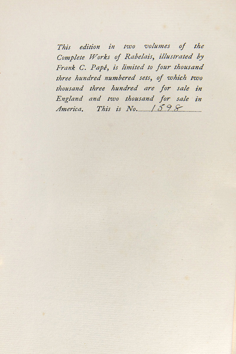 The Complete Works of Doctor François Rabelais.