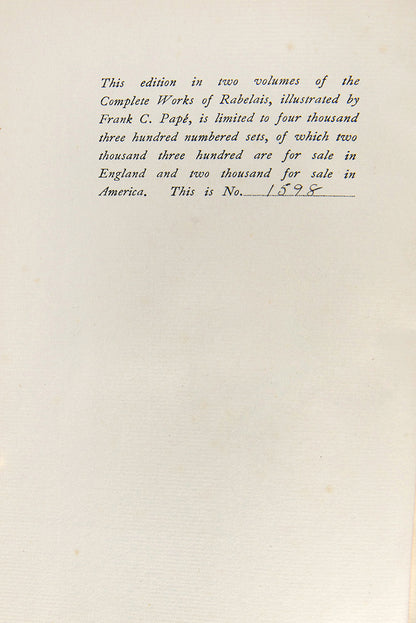 The Complete Works of Doctor François Rabelais.