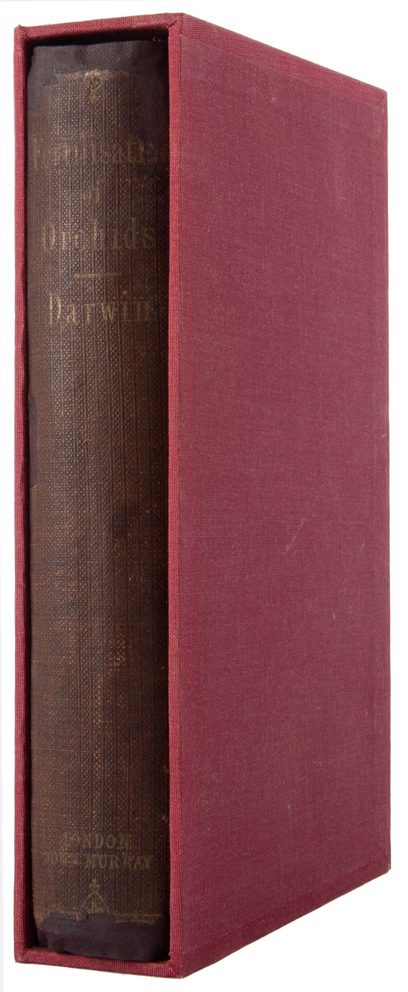 First edition, first issue, of Fertilisation of Orchids, an important contribution to Darwin's theory of evolution by natural selection, published in 1862.