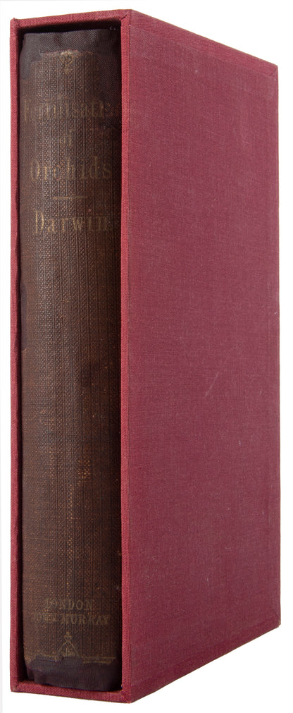 First edition, first issue, of Fertilisation of Orchids, an important contribution to Darwin's theory of evolution by natural selection, published in 1862.