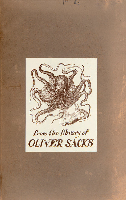 First English language edition of Hermann Helmholtz's important work on the physics of sound, Sensations of Tone (1875), with the bookplate of Oliver Sacks.<br />
