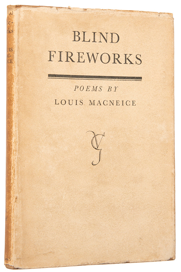 First edition of Blind Fireworks by Louis Macniece in the first issue binding.