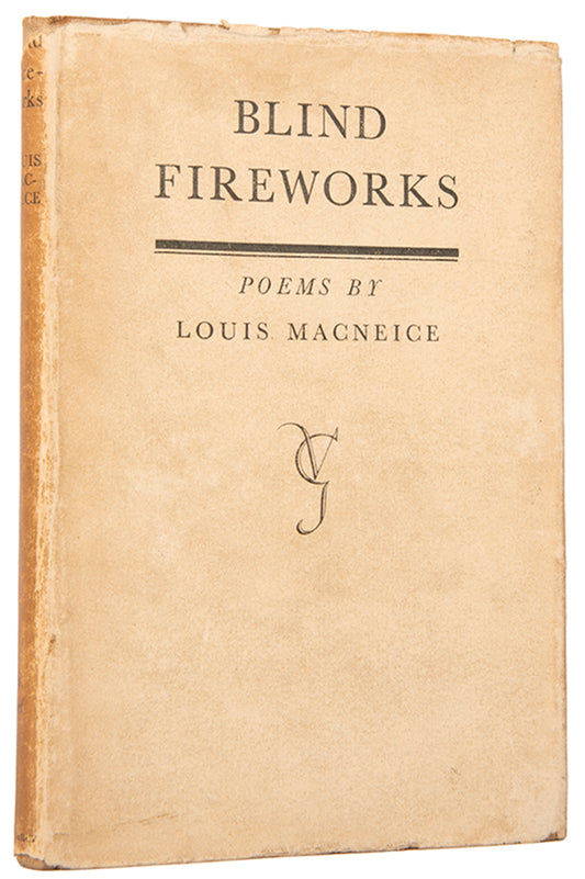 First edition of Blind Fireworks by Louis Macniece in the first issue binding.